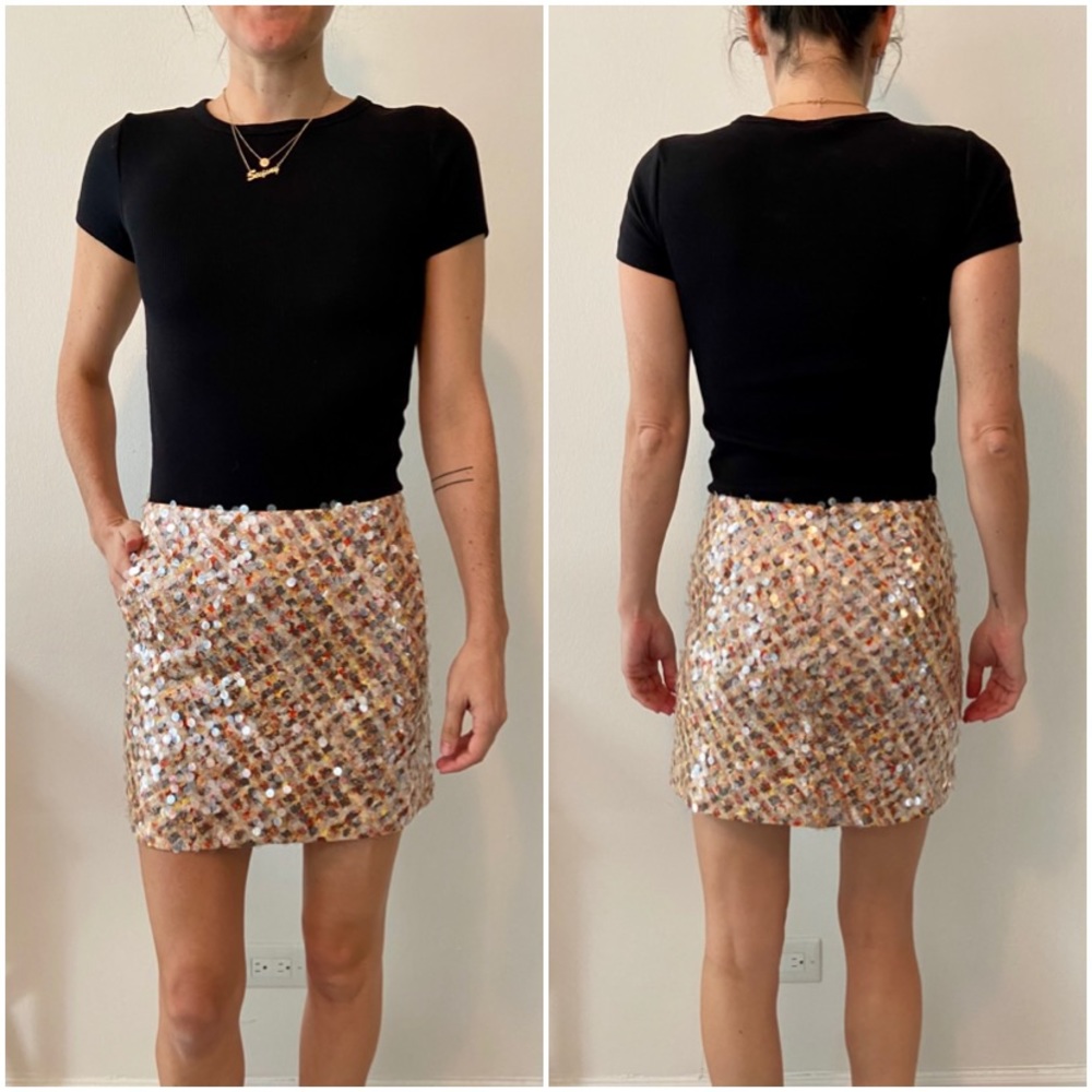 J. Crew Collection Sequin Confetti Mini Skirt
